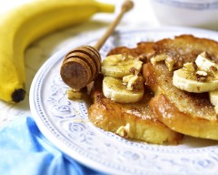 Banana Black Walnut French Toast