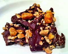 Dark Chocolate Apricot Cashew Bark