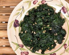 Pine Nut Sautéed Spinach