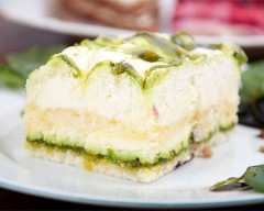 Pistachio White Chocolate Cheesecake