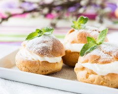 Vegan Mini Cream Puffs