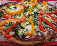 Veggie Almond Flour Pizza