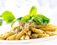 Walnut Pesto Penne Pasta Salad 