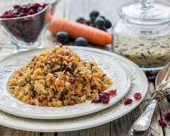 Wild Rice Blueberry Salad