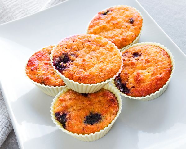 Apricot Blueberry Gluten Free Muffins